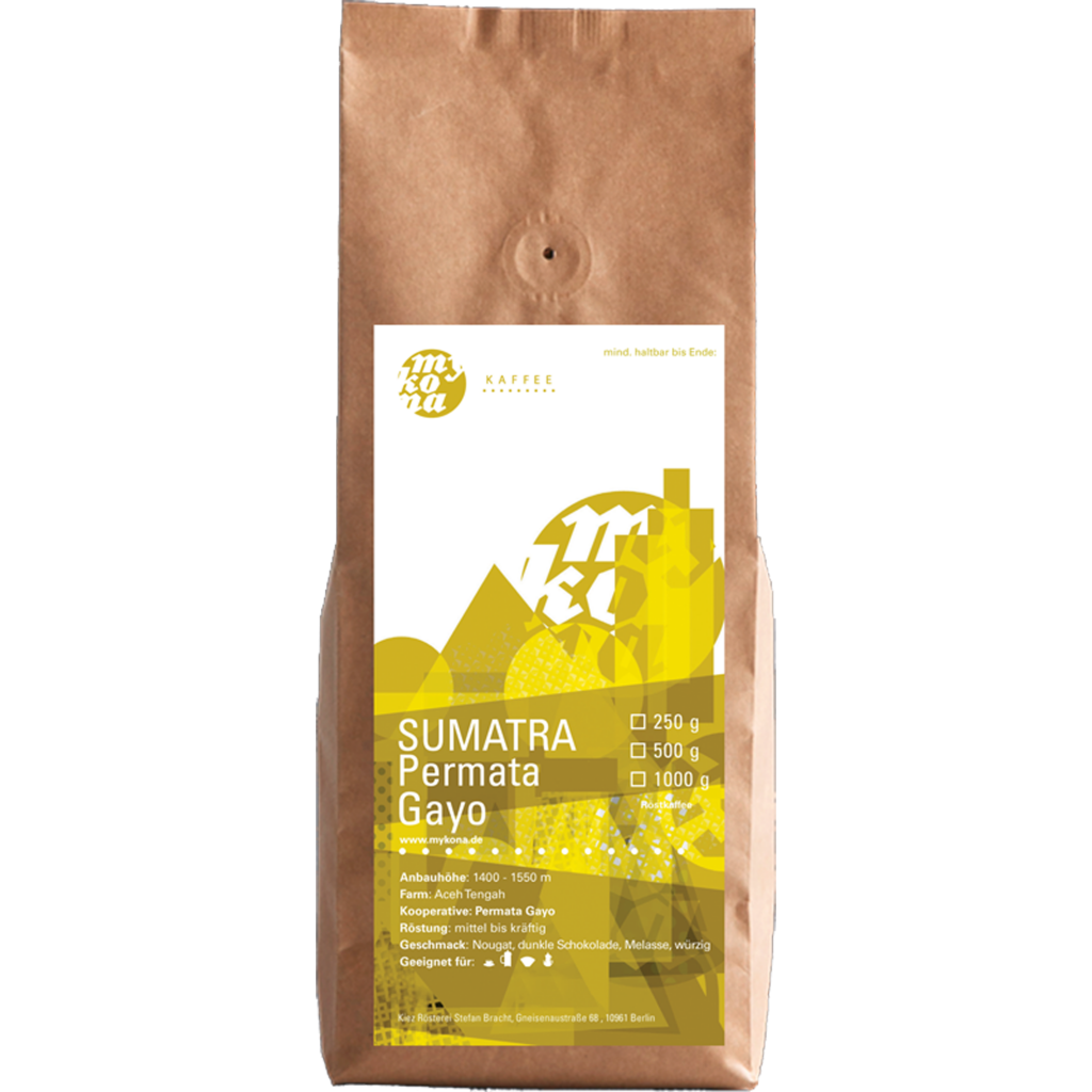 Sumatra Mahara Mandheling semi-washed Organic ab 32,90€/1Kg exkl.Versandkosten