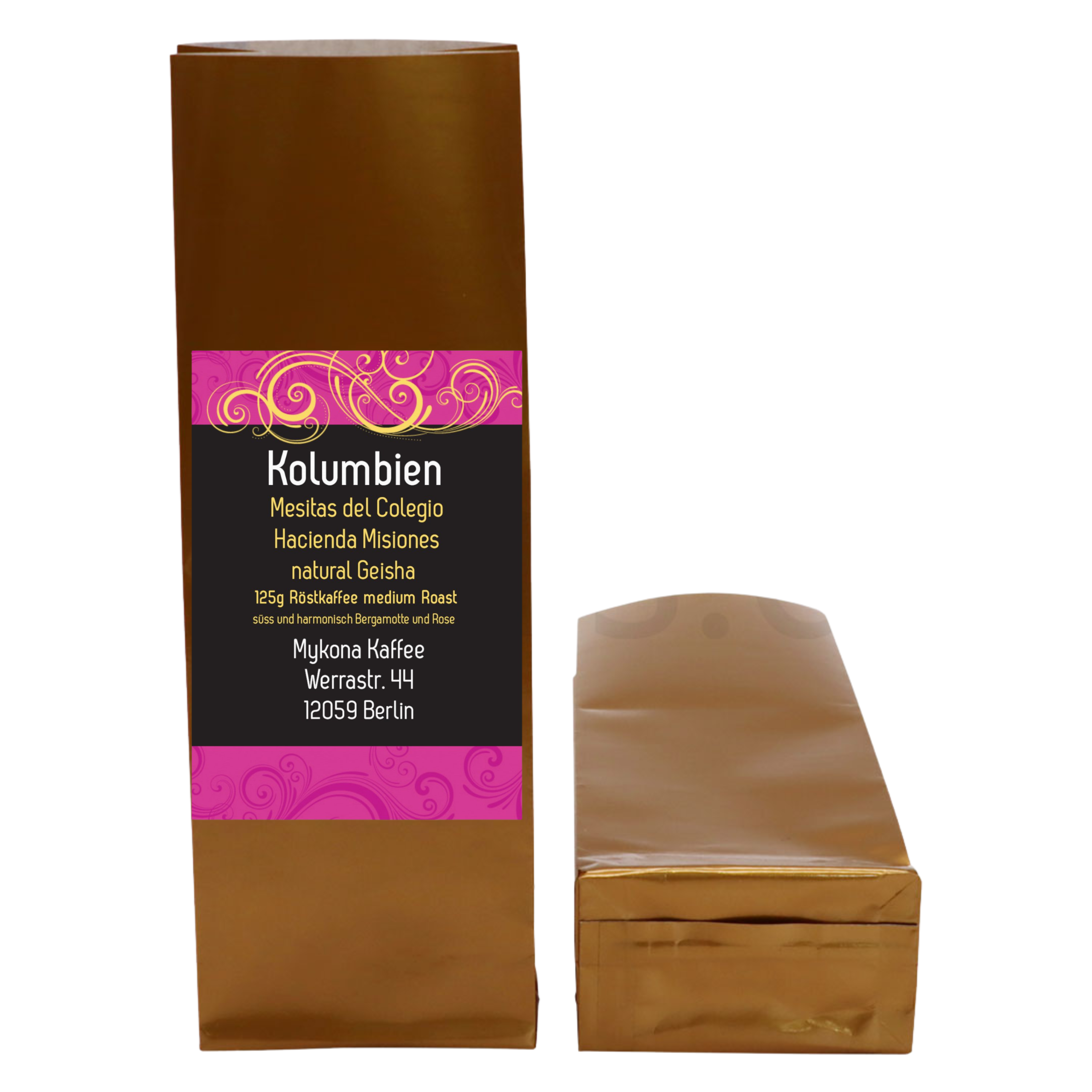 Kolumbien Mesitas del Colegio Hacienda Misiones 125g natural Geisha 87,20€/1Kg exkl.Versandkosten